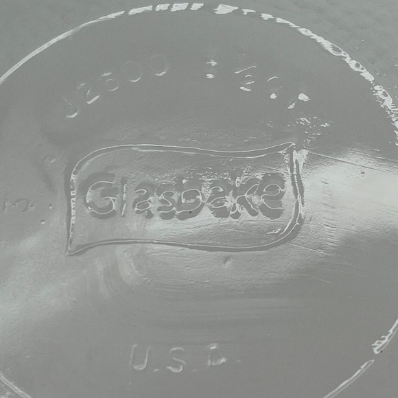 Vintage Jeannette Glasbake White Green Daisy 1 ½ Qt Casserole Dish #J2600 USA - Picture 8 of 16